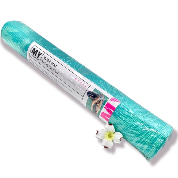 TRADED -  
NWT MYTAGALONGS Palm Tree Yoga Mat - Picture 4 of 11